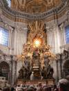 apse of St. Peter's Basilica is the Triumph of the Chair of Saint Peter stained glass window