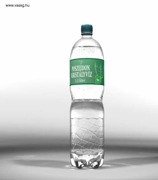 nurbs bottle mineral water. The NURBS bottles were modeled by Peter.